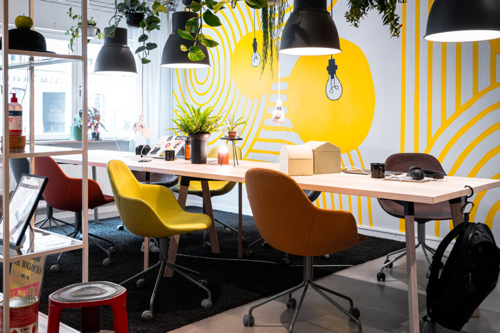 Creative Hub STHLMs Kaffe & Wifi-koncept