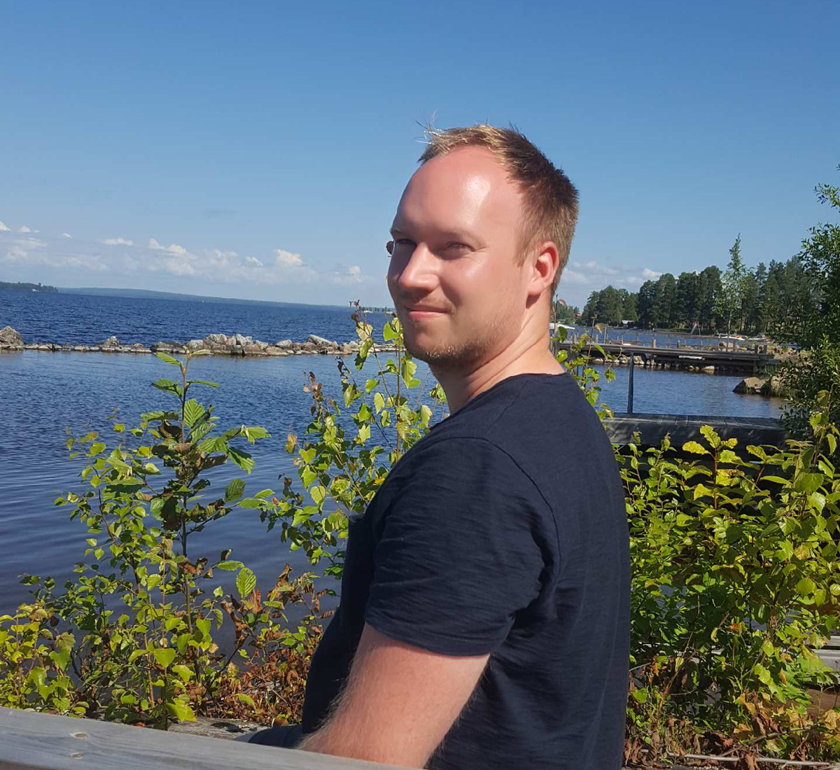 SEO-experten Johan jobbar från Leksand på somrarna