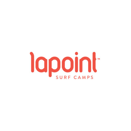 Lapoint logotyp mot enfärgad bakgrund
